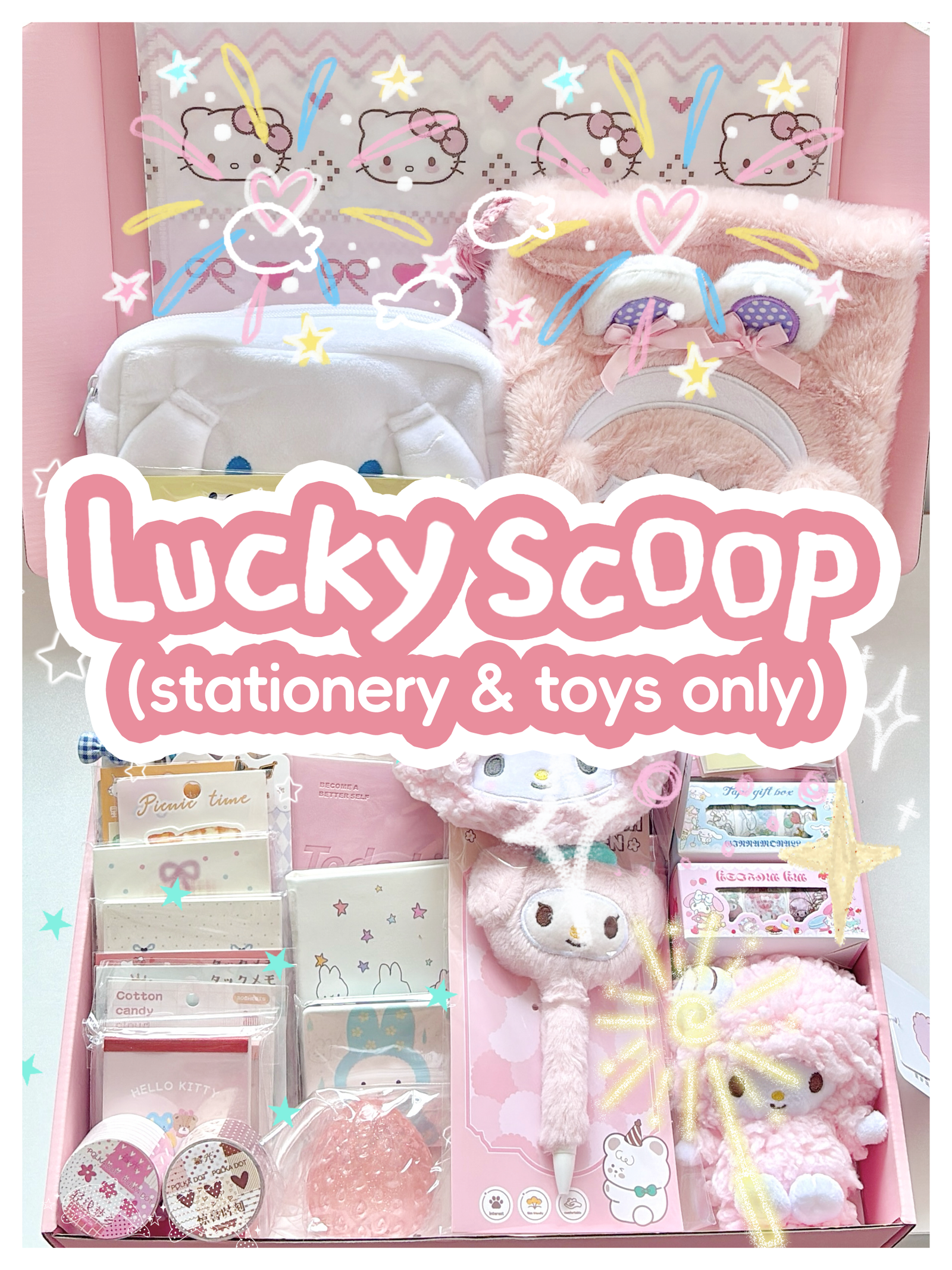 SydneyShe:Bring a Softer Energy to Your Everyday With One Scoop lucky scoop (stationery & toys only) free shipping